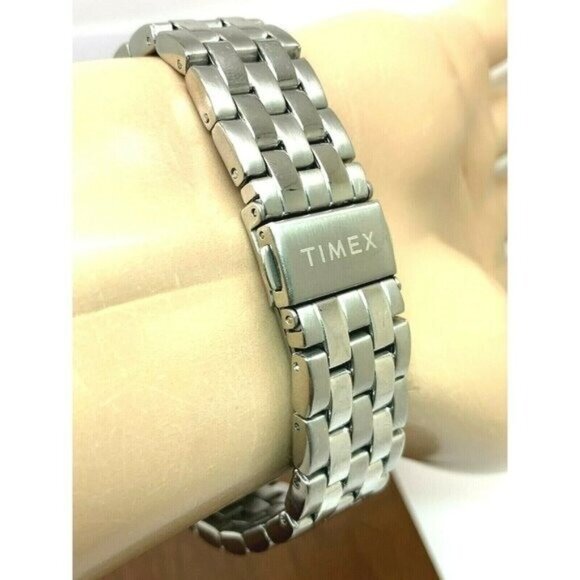 Timex Men's Watch TW2T59800 Quartz Blue Dial Silver Tone Stainless Steel 40mm - Picture 11 of 13